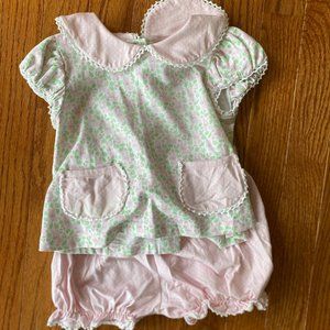 Girl's Summer Top and Bottom, Shrimp & Grits Kids
